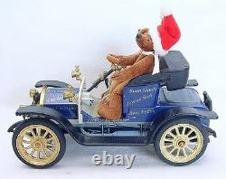 Schuco Germany OPEL DOCTOR WAGON OLDTIMER XMAS STEIFF BEAR Tin Toy Car MIB RARE