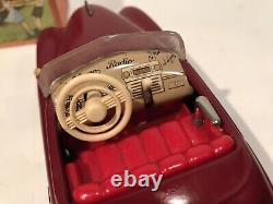 Schuco Radio 4012 Red Wind Up Car Original Box Key Working Germany Swiss Thorens