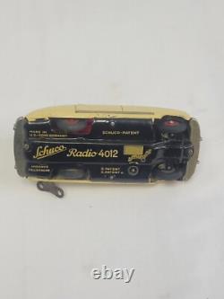Schuco Radio 4012 Windup Toy Car US Zone 1940's Germany Works