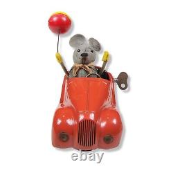 Schuco Sonny 2005 Mouse Tin Windup Red Car with Key Germany BMW 328