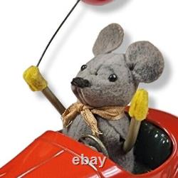 Schuco Sonny 2005 Mouse Tin Windup Red Car with Key Germany BMW 328