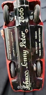 Schuco Sonny Peter 2006 model red metal toy Car Used 1950 GERMANY