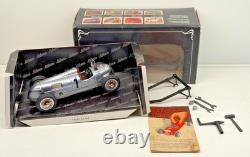 Schuco Studio II Auto Union Race Car No. 1 Wind-Up Tin Toy + Tools Boxed 18-8123