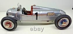 Schuco Studio II Auto Union Race Car No. 1 Wind-Up Tin Toy + Tools Boxed 18-8123