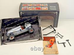 Schuco Studio II Auto Union Race Car No. 1 Wind-Up Tin Toy + Tools Boxed 18-8123