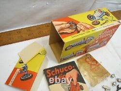 Schuco Studio Race Car 1050 with Box Accessories Wind-Up Toy Germany