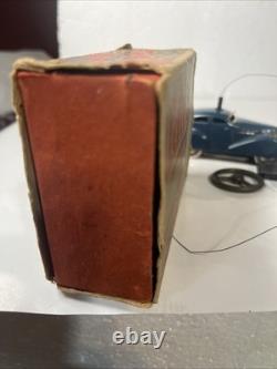 Schuco Telesteering Car 3000 w Box Cones Germany Tin Toy Untested Display