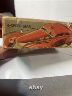 Schuco Telesteering Car 3000 w Box Cones Germany Tin Toy Untested Display