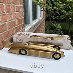 Schylling 2004 1929 Land Speed Record Car Tinplate Golden Arrow In Box