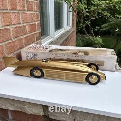 Schylling 2004 1929 Land Speed Record Car Tinplate Golden Arrow In Box