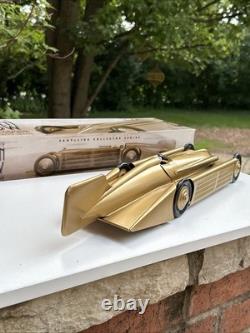 Schylling 2004 1929 Land Speed Record Car Tinplate Golden Arrow In Box