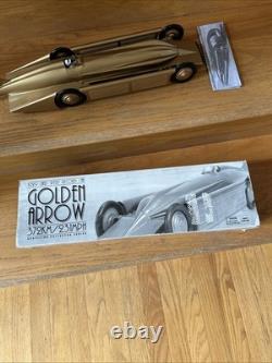 Schylling 2004 1929 Land Speed Record Car Tinplate Golden Arrow In Box