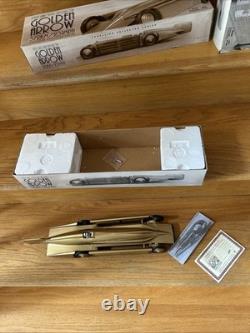 Schylling 2004 1929 Land Speed Record Car Tinplate Golden Arrow In Box