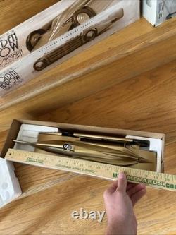 Schylling 2004 1929 Land Speed Record Car Tinplate Golden Arrow In Box