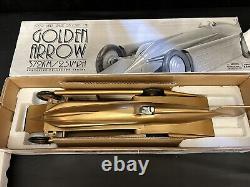 Schylling Golden Arrow Tin Plate Race Car Untouched Limited Edition (us)