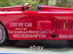 Schylling Tin Plate 1927 Sunbeam 1000hp land speed Record Car Excellent Cond