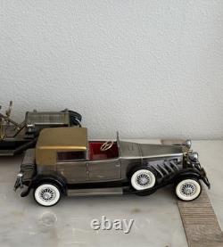 Set of 2 Vintage Waco Japan Collector Tin Toy Sport Cars