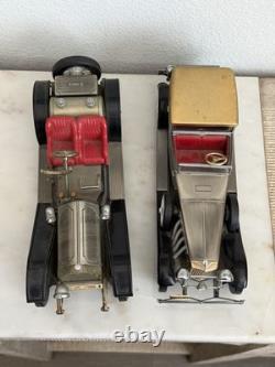 Set of 2 Vintage Waco Japan Collector Tin Toy Sport Cars