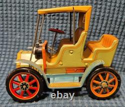 Set of 3 Vintage collectible Tin Lever Action Windup Car Modern Toys