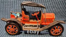 Set of 3 Vintage collectible Tin Lever Action Windup Car Modern Toys