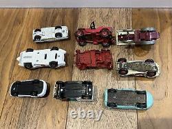 Set of Vintage Miniature Car Toys by Dinky, Corgi, Lesney, Maisto and Hotwheels