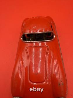 Small Red Vintage Car Toy 1900 Old Rare Decorative Collectible