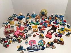 Smurf Vintage Lot Figures Peyo Accessories Schleich Wind Up Cars Rare Toys