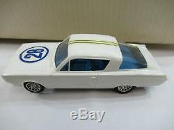 Strombecker Chrysler Barracuda Slot Racing Set VTG Canada + Box 2 Cars 9954