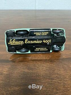 Super Clean Vintage Schuco Model 4001 Examico Windup Toy Car- US Zone Germany