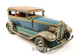Super Rare 1920's Franklin Prewar Japanese Tin Car withOriginal Box NR