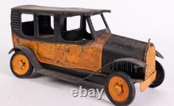 Super Rare Antique Dayton Schieble Hill Taxi Friction Car