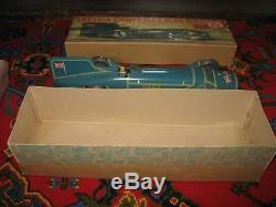 Super Rare Boxed Gunthermann Blue Bird Tinplate LAND SPEED CAR Germany Tin Toy