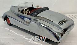 Super Sport INGAT SPYDER ALFA ROMEO AUSONIA Tin Clockwork Car Torino 1940s