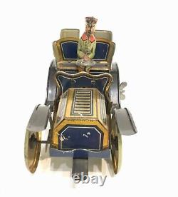 Superb condition all original early tinplate veteran car Germany c 1904