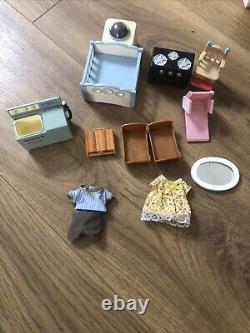 Sylvanian Families Grand Hotel, Car Mixed Sets Bundle Lot Vintage Toys