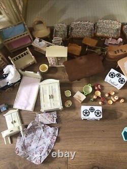 Sylvanian Families Grand Hotel, Car Mixed Sets Bundle Lot Vintage Toys