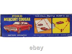 TAIYO Mercury Cougar Ford White VINTAGE TIN TOY CAR