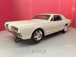 TAIYO Mercury Cougar Ford White VINTAGE TIN TOY CAR
