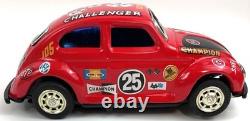 TAIYO VW VOLKSWAGEN BEETLE CAR #25 CHALLENGER 10 TIN Battery Toy Box MINT