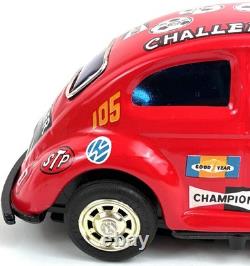 TAIYO VW VOLKSWAGEN BEETLE CAR #25 CHALLENGER 10 TIN Battery Toy Box MINT