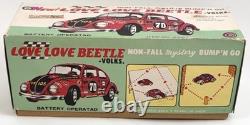 TAIYO VW VOLKSWAGEN BEETLE CAR #25 CHALLENGER 10 TIN Battery Toy Box MINT