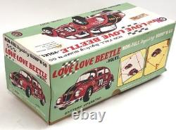 TAIYO VW VOLKSWAGEN BEETLE CAR #25 CHALLENGER 10 TIN Battery Toy Box MINT