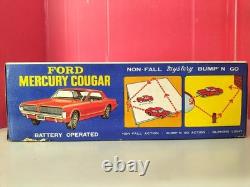 TAIYO Vintage Mercury Cougar Ford Toy Car Boxed Rare Collectible Working #10027