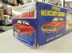 TAIYO Vintage Mercury Cougar Ford Toy Car Boxed Rare Collectible Working #10027