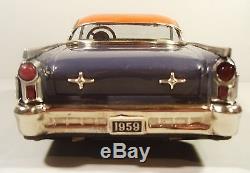 Tin Friction 1958 Oldsmobile Hardtop Car Olds Hard To Find Sankei Okuma Japan