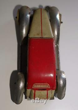 TINPLATE PENNY TOY SALOON CAR RARE GERMANY ANTIQUE / VINTAGE CLOCKWORK 1930's