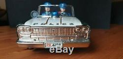 TN Nomura'Police Command Car' tin litho, Datsun Cedric