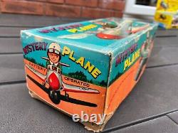 TN Toys Japan Mystery Plane In Its Original Box Near Mint Working & Rare
