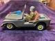 TN Toys Japan Turn O Matic US Army Jeep Original Box Tinplate Vintage