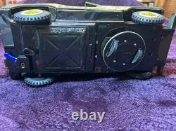 TN Toys Japan Turn O Matic US Army Jeep Original Box Tinplate Vintage